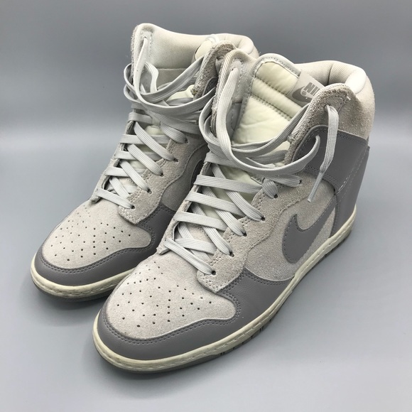 Nike Shoes - Women’s Nike Dunk Sky Hi Wedge Canyon Grey